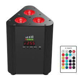 Imagen de TACHO LED PLS A BATERIA PL103A TRUSS RGBW 3X4W