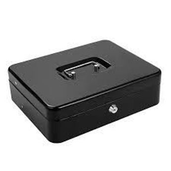 Imagen de CAJA REGISTRADORA METALICA CON LLAVE 30x24CM