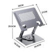 Imagen de SOPORTE HOLDER DE ESCRITORIO 360 PARA PC YOURZ CZ25
