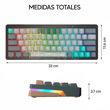 Imagen de TECLADO FANTECH MK912 MECANICO INALAMBRICO