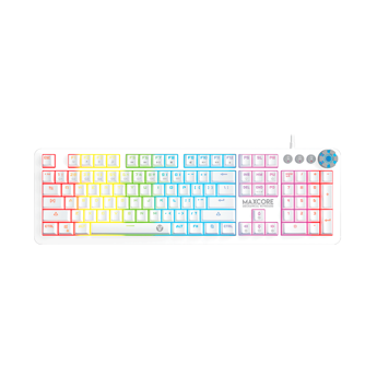 Imagen de TECLADO GAMER MECANICO FANTECH MK852 SPACE WHITE