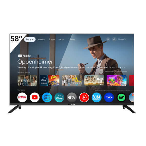 Imagen de TELEVISOR SMART AIWA 58" LED 4K UHD