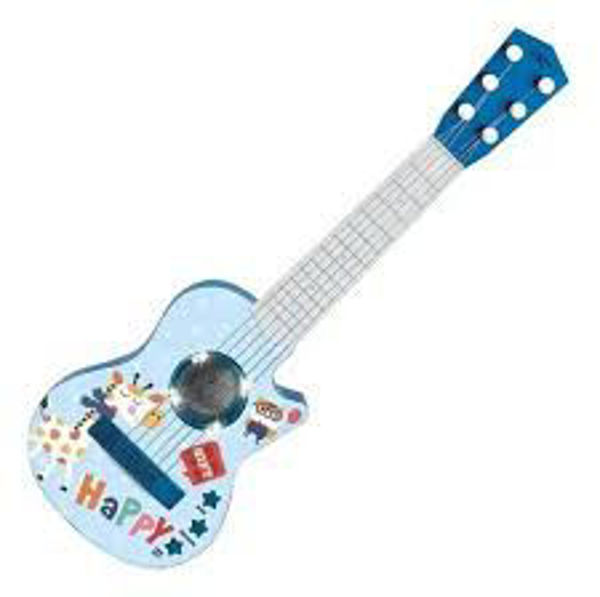 Imagen de GUITARRA INFANTIL NEFENG CELESTE/ROSADA